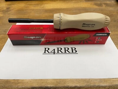Snap-on Tools NEW COMBAT TAN Hard Handle Ratcheting Screwdriver w/Bits SSDMR4BTN
