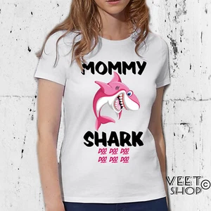 T-shirt baby Shark DOO maglietta Mamma Papà Bimbo family idea regalo famiglia  - Imagen 1 de 6