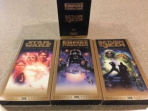 Star Wars Movies Trilogy  Vintage VHS  3-Tape Set Special Edition from 1997 - Picture 1 of 3