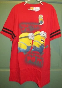 Despicable Me Minions Youth WHATEVER IT IS..WE DIDN'T DO IT Red T-Shirt Size L - Picture 1 of 7