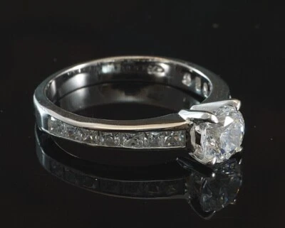 925 Sterlingsilber Ring mit Zirkonia Verlobungsring Engagement Vorsteckring - Bild 1 von 3