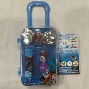 Disney The Little Mermaid Lip Balm And Nail Polish Set Suitcase Cosmetic Set - Picture 1 of 5