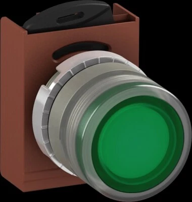 P9M-PLVGD, GE, Ill Pb;Satin Chr;Flush;Grn Cap