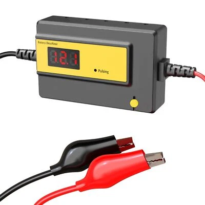 CPTDCL Désulfateur Automatique de Batterie pour Batteries Plomb-Gel AGM SLA 12-72V 4...