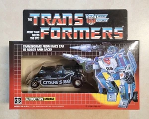 TRANSFORMERS G1 BLACK MIRAGE US SELLER MISB RARE! AUTOBOT CAR TOY ROBOT - Picture 1 of 3
