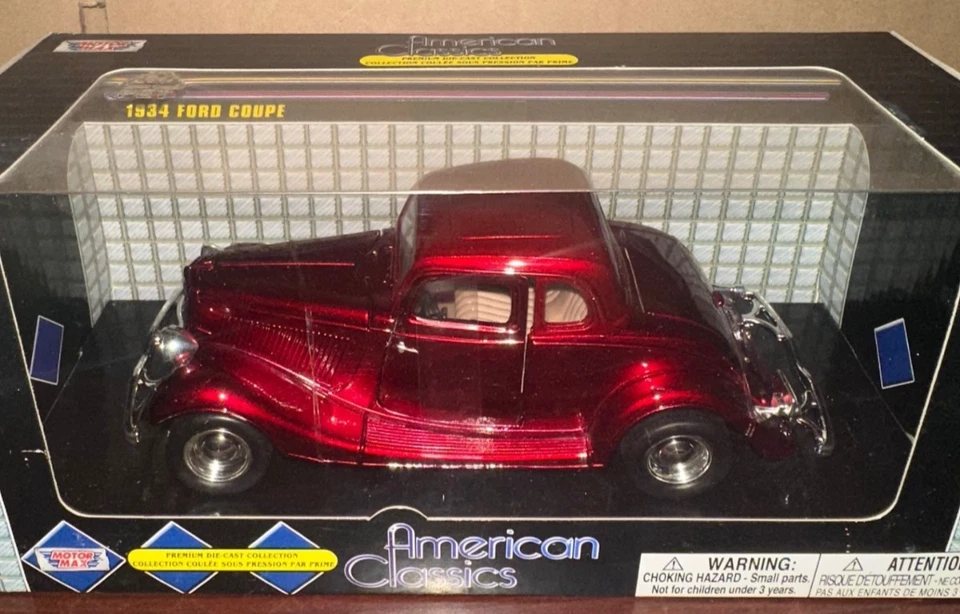 Motormax 1/24 American Classics 1934 Ford Coupe #279-2314 #735* - Image 1 of 1