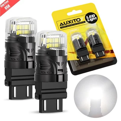 3156 3157 4157 16-LED Backup Reverse Light Bulbs DRL Foglight 6000K Xenon White - Image 1 of 4