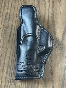 Safariland Model 27-83 RH Black Leather Holster Glock 2718 (IWB) - Picture 1 of 4