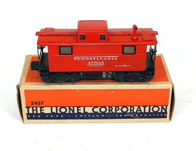Postwar Lionel 2457 Pennsylvania Illuminated Caboose From 1946~w/Brick OB - Image 1 of 4