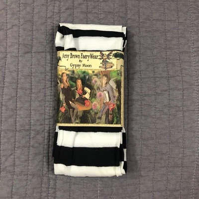 Medias Gitanas Luna Amy Marrón Hada Mujer Talla Única Disfraz Rayas Festival Foto 1 de 4