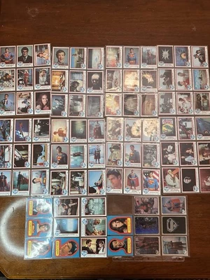 1978 Topps Superman The Movie Complete 1-77 Card Set 6 Stickers 6 Foil See Pics! - Image 1 of 4