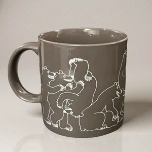 TAYLOR & NG Tazza Caffè Orsi Cattivi Orgia Frolicking Made in Japan Vintage 1979 - Foto 1 di 5