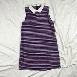 Zara Trafaluc Collection Womens Size Small Striped Sleeveless Collared Dress - Picture 1 of 9