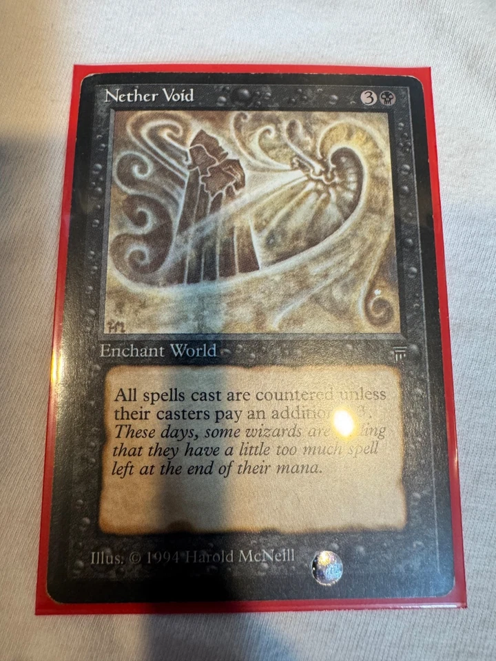 Magic The Gathering; Nether Void Legends, NM to LP Condition- English - Image 1 of 4