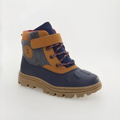 New Carter’s Freddie Tan/Navy Waterproof Duck Boots Toddler 4-5 NWT - Image 1 of 4