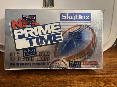 1992 Skybox NFL Prime Time Football First CollectorsEdition Box ~ Factory Sealed - Image 1 of 3
