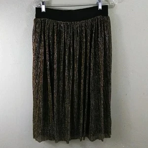 Xhilaration festlicher Rock Silber & Gold Metallic - Medium - Neu ohne Etikett - Bild 1 von 8