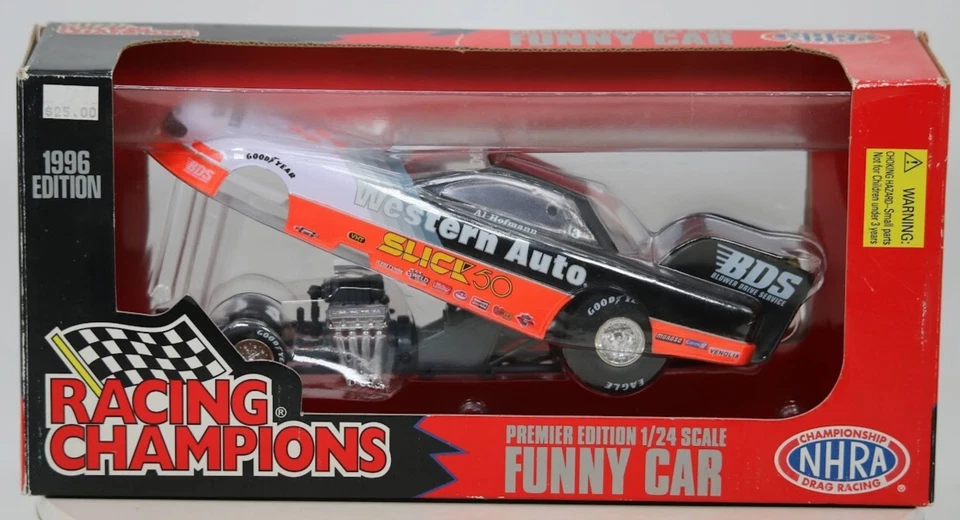 NHRA Racing Champions 1996 Al Hofmann Western Auto 1:24 coche divertido nuevo en caja Foto 1 de 4