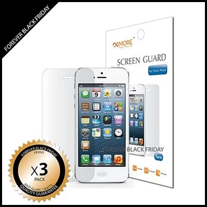 3x Anti-Glare Matte Anti-Scratch Front Screen Protector Guard For iPhone 5 5th - Picture 1 of 4