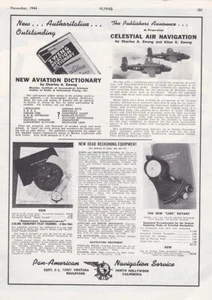 1944 Pan-American Aircraft navigation tools ad 10/16/2023z - Picture 1 of 1