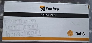 ROHS Famhap Spice Drawer Organizer, 6 pcs Expandable from 11.6" to 23.2" NIB - Picture 1 of 2