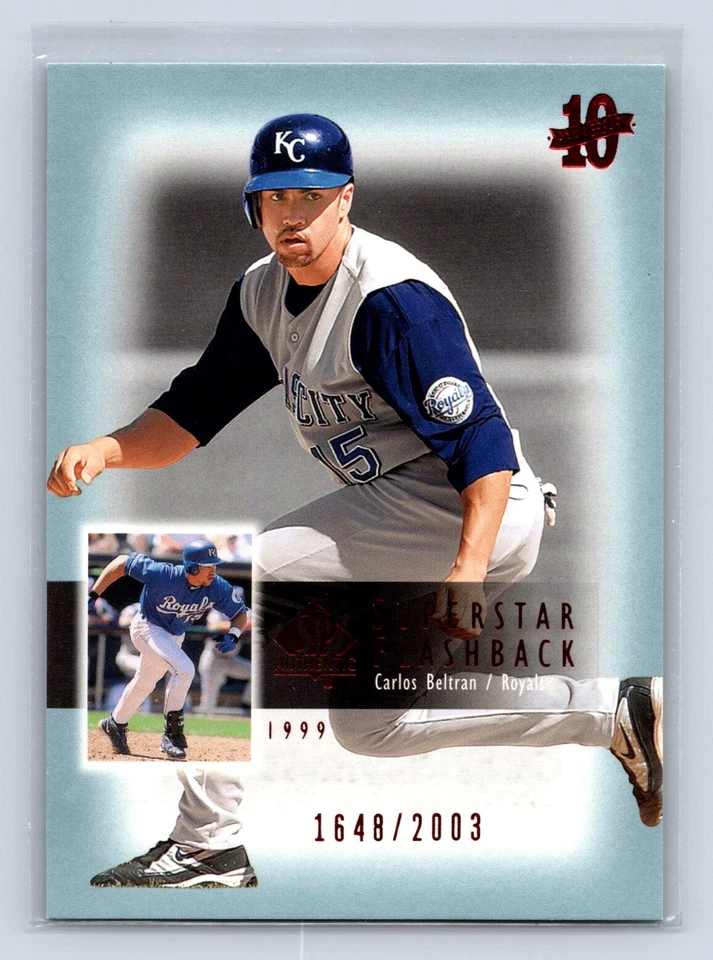 2003 SP Authentic Carlos Beltran Superstar Flashback #SF30 1648/2003 - Image 1 of 2