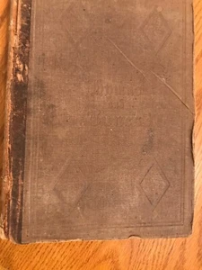 Libro de himnos de iglesia 1862 himnos y melodías primera iglesia presbiteriana Brooklyn NY - Imagen 1 de 12