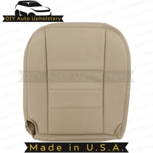 1997-2006 For Jeep Wrangler Driver Bottom Leather Seat Cover Tan - Picture 1 of 8