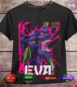 Neon Genesis Evangelion Shirt EVA 01 Japanese Anime Manga T-Shirt Tee Otaku NGE - Picture 1 of 80