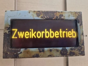 Alte SAARBERG Schachtsignalanlage Anzeige Zweikorbbetrieb von 1988 - Picture 1 of 9