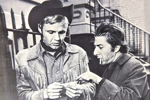 Tarjeta de vestíbulo Midnight Cowboy 1969 #3 - clasificación X - Dustin Hoffman - Jon Voight - 11x14 - Imagen 1 de 10