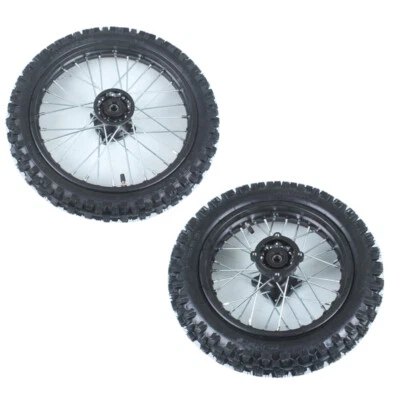 80/100 - 12" + 60/100 - 14" Inch Front Rear Back Wheel PIT PRO Trail Dirt Bike - Image 1 of 4
