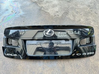 06-09 Tapa maletero Lexus IS250 IS350 negro 212 OEM Foto 1 de 4