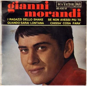 GIANNI MORANDI "I RAGGAZZI DELLO SHAKE" EP 1965 RCA VICTOR 86.456 - Bild 1 von 2