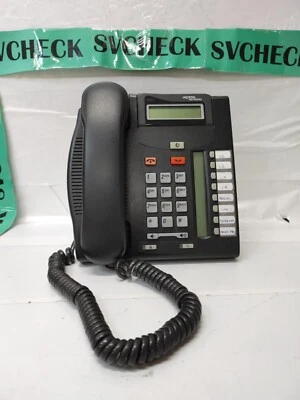 Altavoz Teléfono Nortel Networks T7208 Carbón Pantalla 8 Botones NT8B26AABL Foto 1 de 4