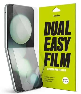 Ringke [Dual Easy Film] For Samsung Galaxy Z Flip 5 (2023) Screen Protector -2PK - Image 1 of 4
