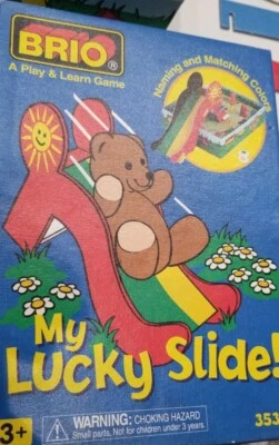 Brio Lucky Slide 1998 juego completo. Solo uno listado. Juguetes con caja de dados a juego Foto 1 de 4