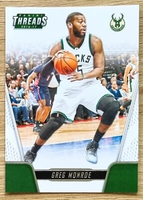2016-17 Panini Threads #35 Greg Monroe - Bucks - image 1 of 2