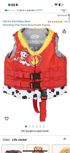 NEW Marshall PAW Patrol Swim Life Jacket Child Infant Water Ski Vest  33-55lb - Picture 1 of 2
