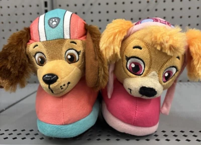 Zapatillas Nickelodeon Paw Patrol para niños pequeños Liberty & Skye felpa 3D niñas talla 9-10 Foto 1 de 4