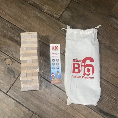 Wawa Game Wood Stacking Party Game Convenience Store Memorabilia - Image 1 of 4