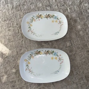 Vintage Premiere Fine China Berkshire MD104 Floral Serving Platter 10 1/4 X 15” - Picture 1 of 7