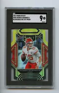 2021 Panini Select Patrick Mahomes Kansas City Chiefs Die Cut #202💥SGC Graded 9 - Picture 1 of 2