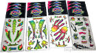 Rad Decal Graffiti BMX Stickers / Old School Bicycle Decal Stickers 12 Packs NEW