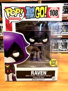 Teen Titans Go Raven Purple GLOW 108 Funko Pop Vinyl EXPERT PACKAGING - Bild 1 von 7