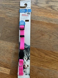 Colorful Nylon Cat Safety Collar with Bell for Cat Kitten Small Dog adjustable - Picture 1 of 4