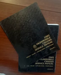 1985 Oldsmobile Chassis Service Manual - Firenza Calais Cutlass 98 - 2 Vol Set - Picture 1 of 11