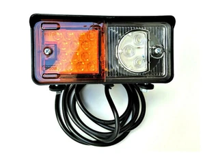 LED Luz de Posición M. Intermitente Tractor Remolcador Bagger Derecha - Picture 1 of 12