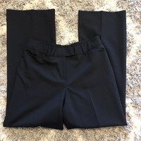 Anne Klein Suit Dress Pants Size 10 Womens Black Purple Stripes