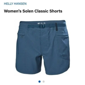 Helly-Hansen Women's Solen Classic Recycled Watershorts 5" DeepSteel XS Swim NWT - Picture 1 of 11